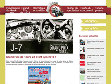 Tablet Screenshot of grandprixdetours.com